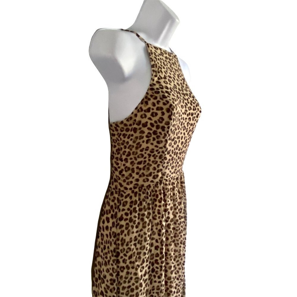 Abercrombie and Fitch Animal Print Dress with Adjustable Spaghetti Straps Small - Picture 11 of 12